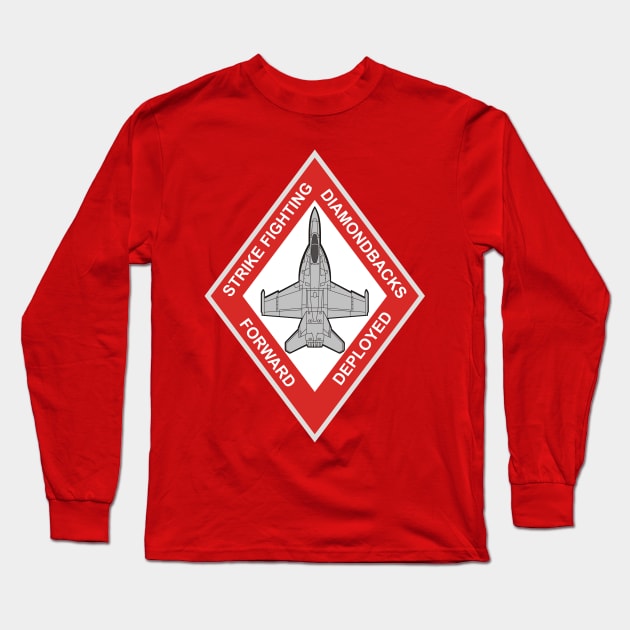 VFA-102 Diamondbacks - F/A-18 Long Sleeve T-Shirt by MBK